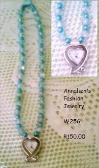 Turquoise crystals and pearls watch necklace with silver heart-shaped Geneva watch face