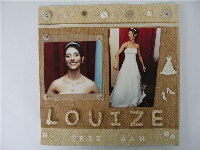 You will never get tired to page through this wedding album.
