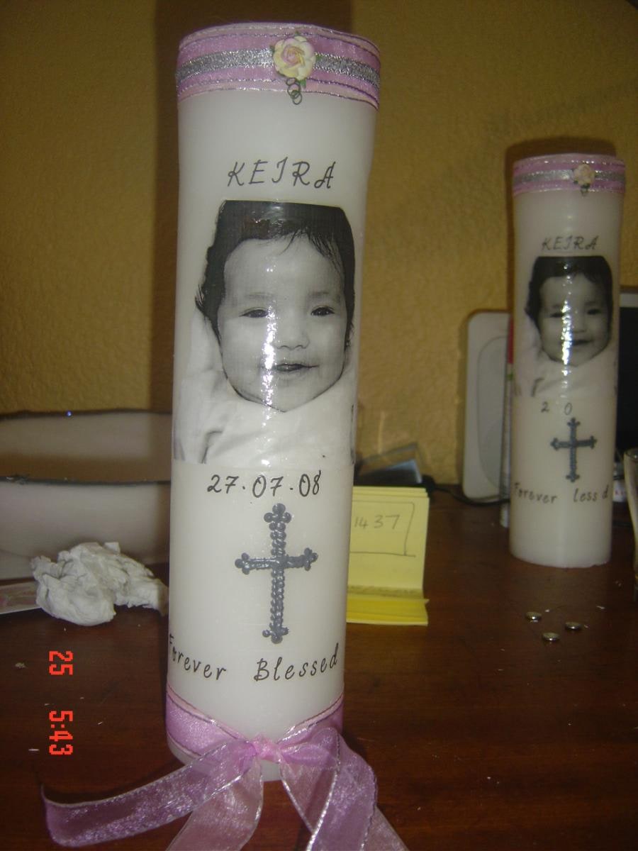 christening candle