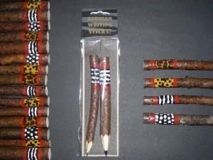 Animal Print Twig Pen and Pencil Set