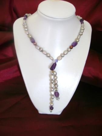 Pearl and crystal jewellery