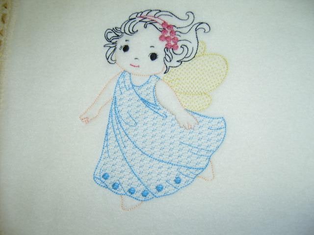 Angel Embroidery Design