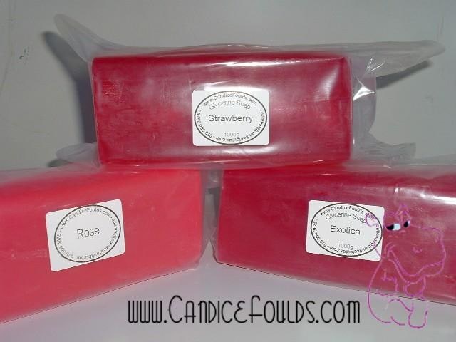 Glycerine Soap Bars Available:
- Clear glycerine soap base, transparent, fragrance free
- Colored glycerine soap, fragrance free
*(Various Colors)
Fragranced:
- Seabreeze
- Lemongrass
- Passion Fruit
- Exotica
- Lavender
- Sandalwood
- Vanilla
- Coffee
- Rose
- Strawberry
- Coconut
- Oat Bran
- Honeysuckle
- Rooibos
- Chamomile
- Aloe Vera
- African Potato
- Colloidal Silver
- Cinnamon & Honey
- Avo & Cucumber
- Kankerbos
- Indigo
- Marula
- Tea Tree
Goats Milk Soap
- Goats Milk Melt & Pour