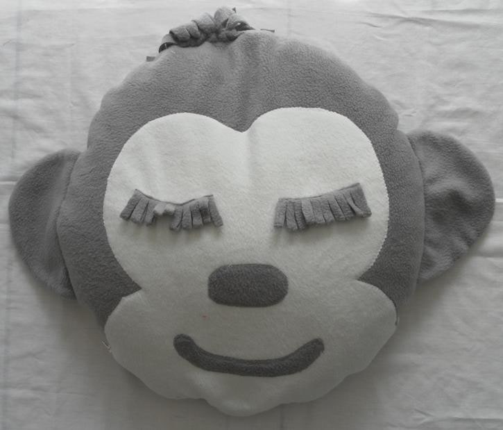Grey monkey Pillow Friend (1mx1m)