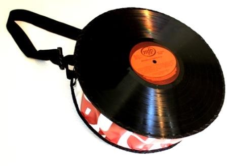 Upcycled Record Bag