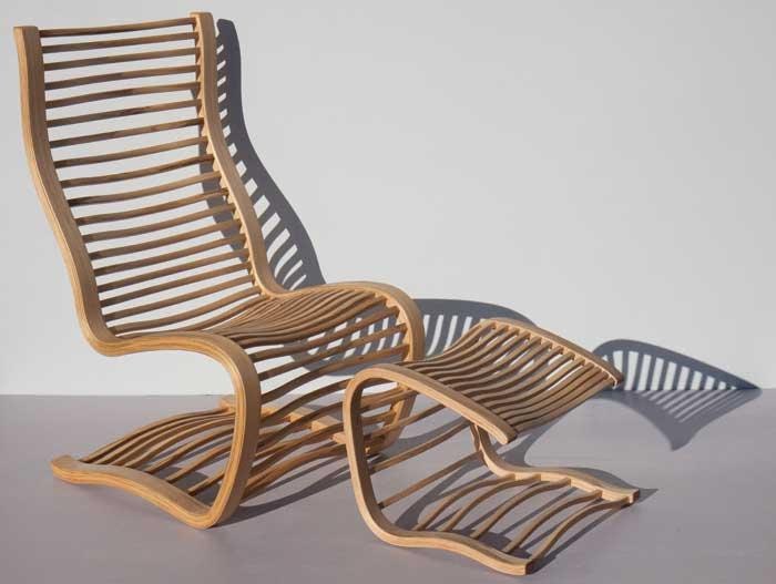 Incredibly handcrafted springwood chair, and comfortable like you wouldn't believe!
