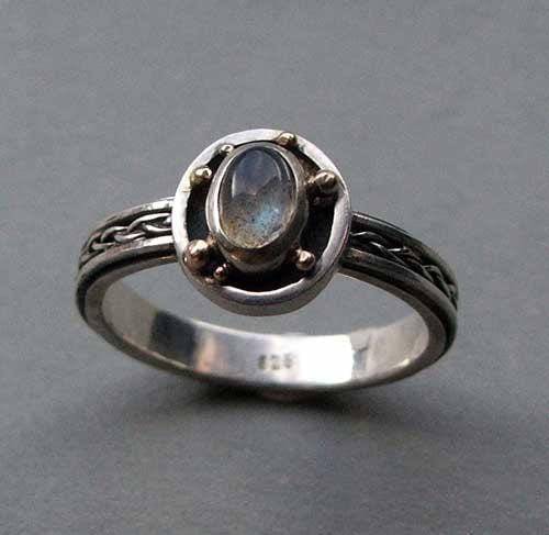Labradorite ring