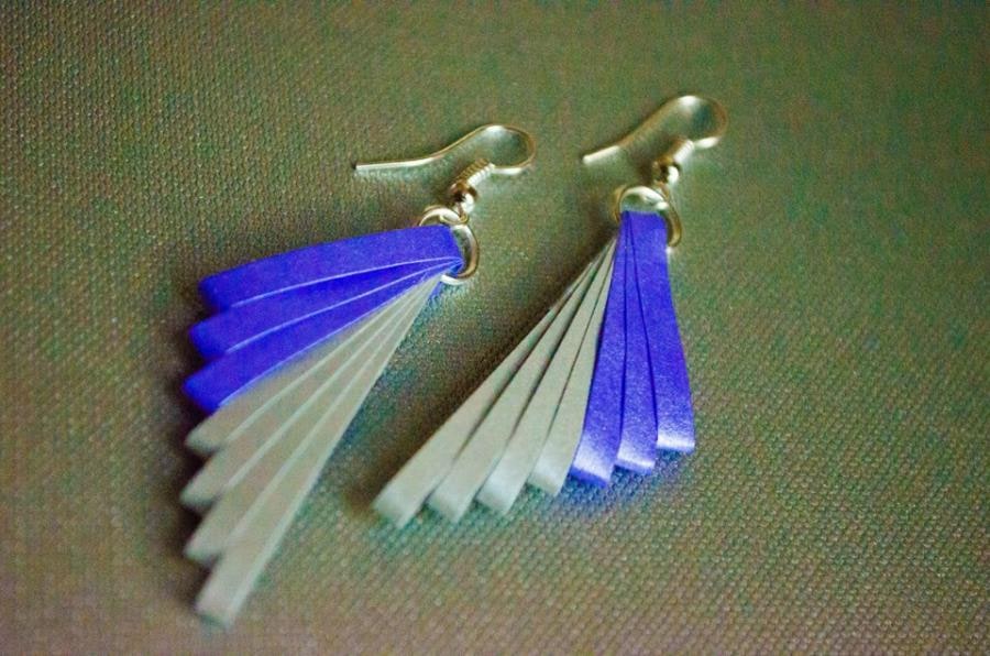 Paper earring
