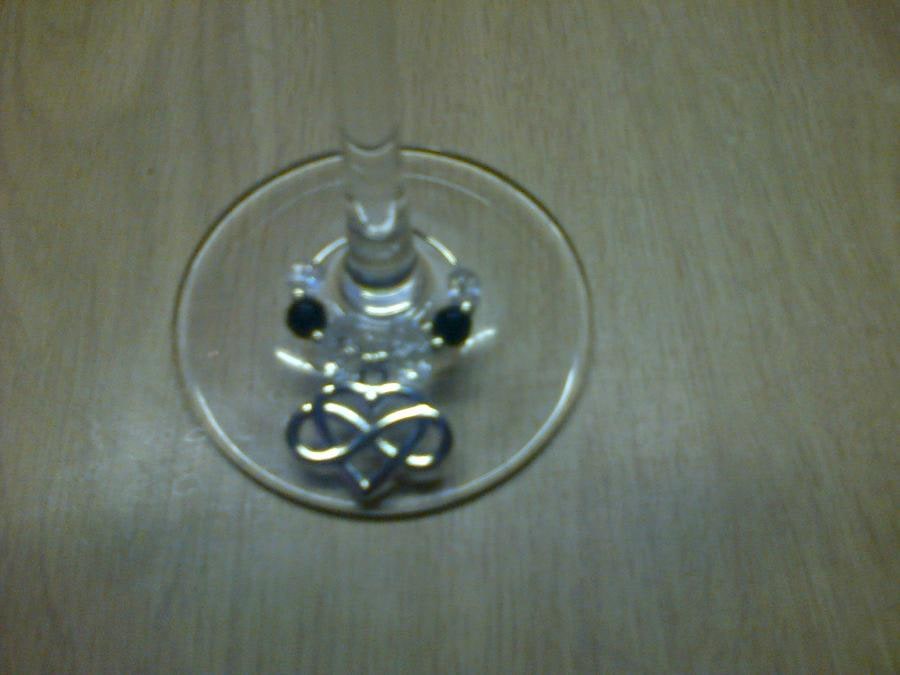 Champaign glass charms for special occasions