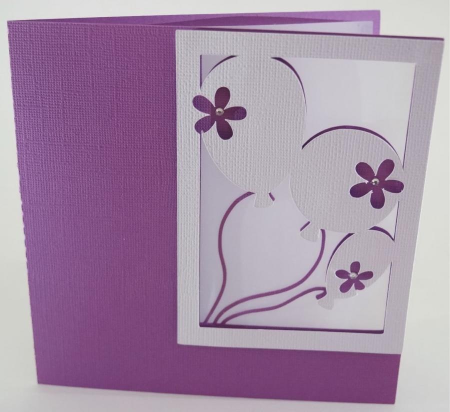 Happy Birthday Balloons Card