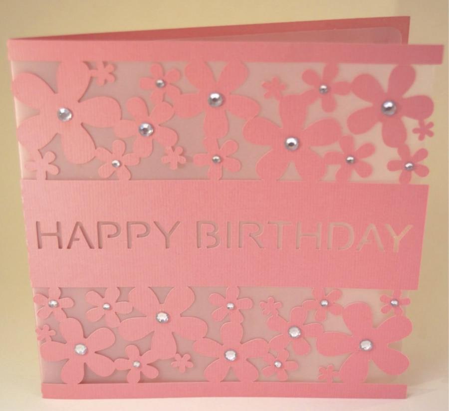 Happy Birthday Flowers Card