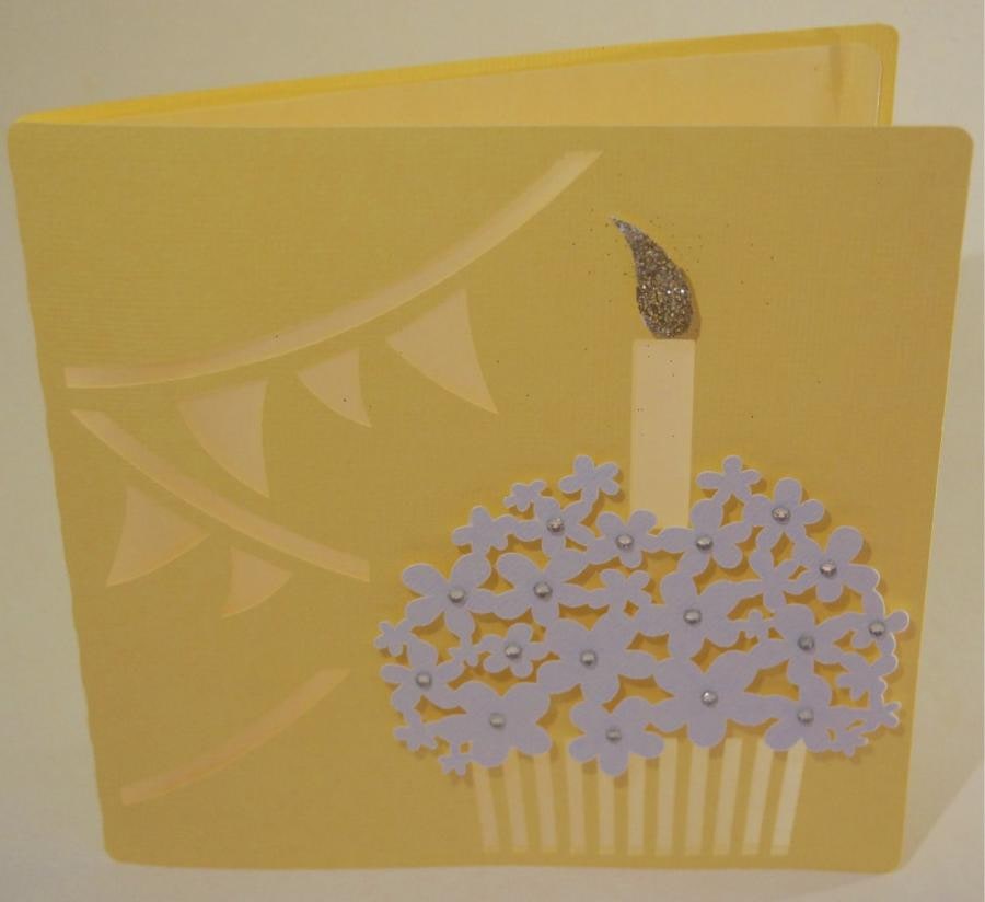 Happy Birthday Cupcake Card