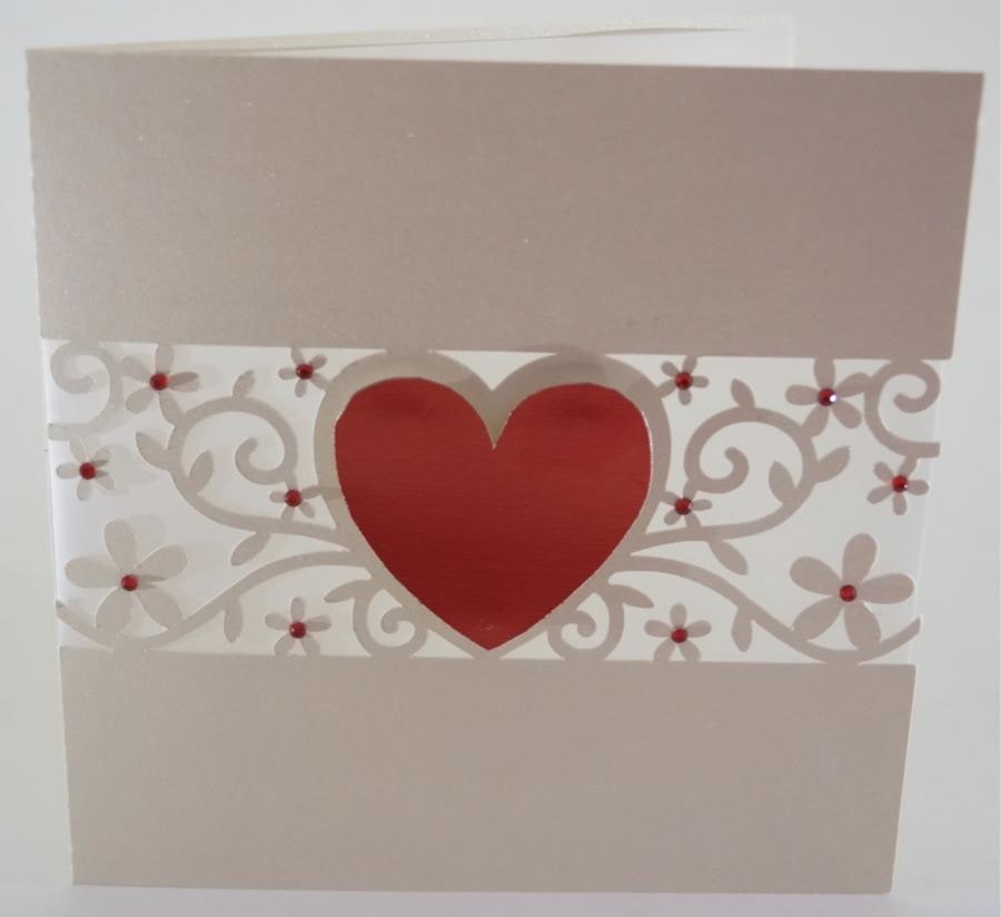 Heart Flourish Love Card