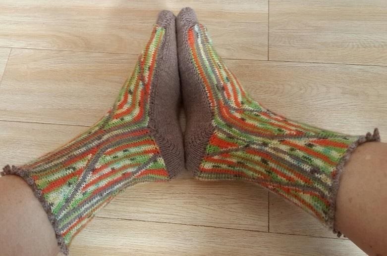 Autumn Leaves socks