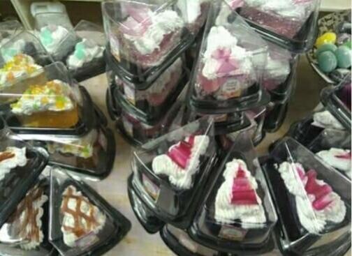 Soap cake slices