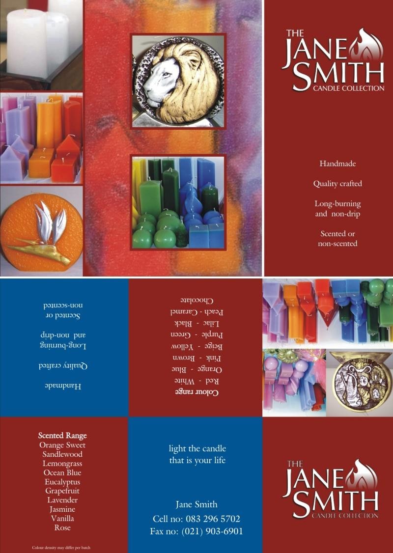 Candle brochure