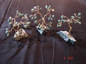 Semi precious stone trees