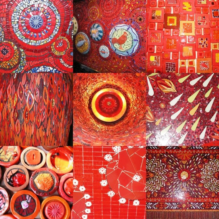 Red Collage