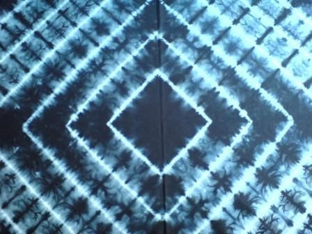Black and White Diamond Tie Dye
