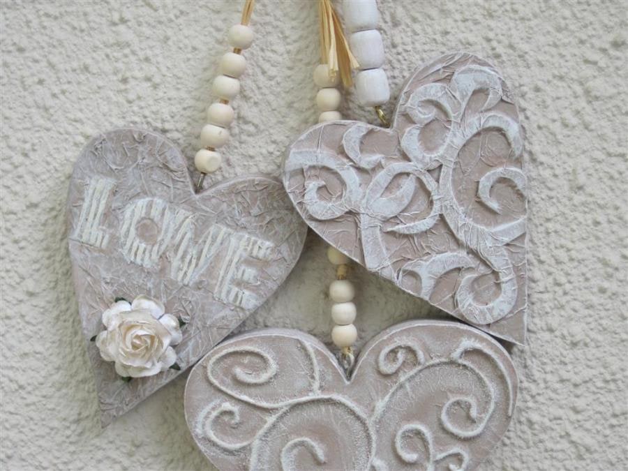 Textured hearts