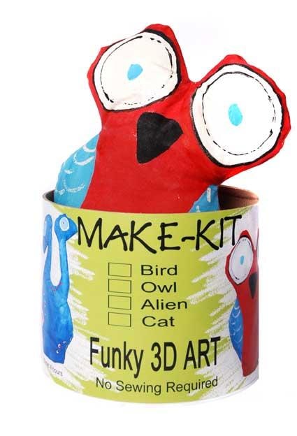 My favorite, an big eye owl or sleepy owl form the MAKE-KIT range